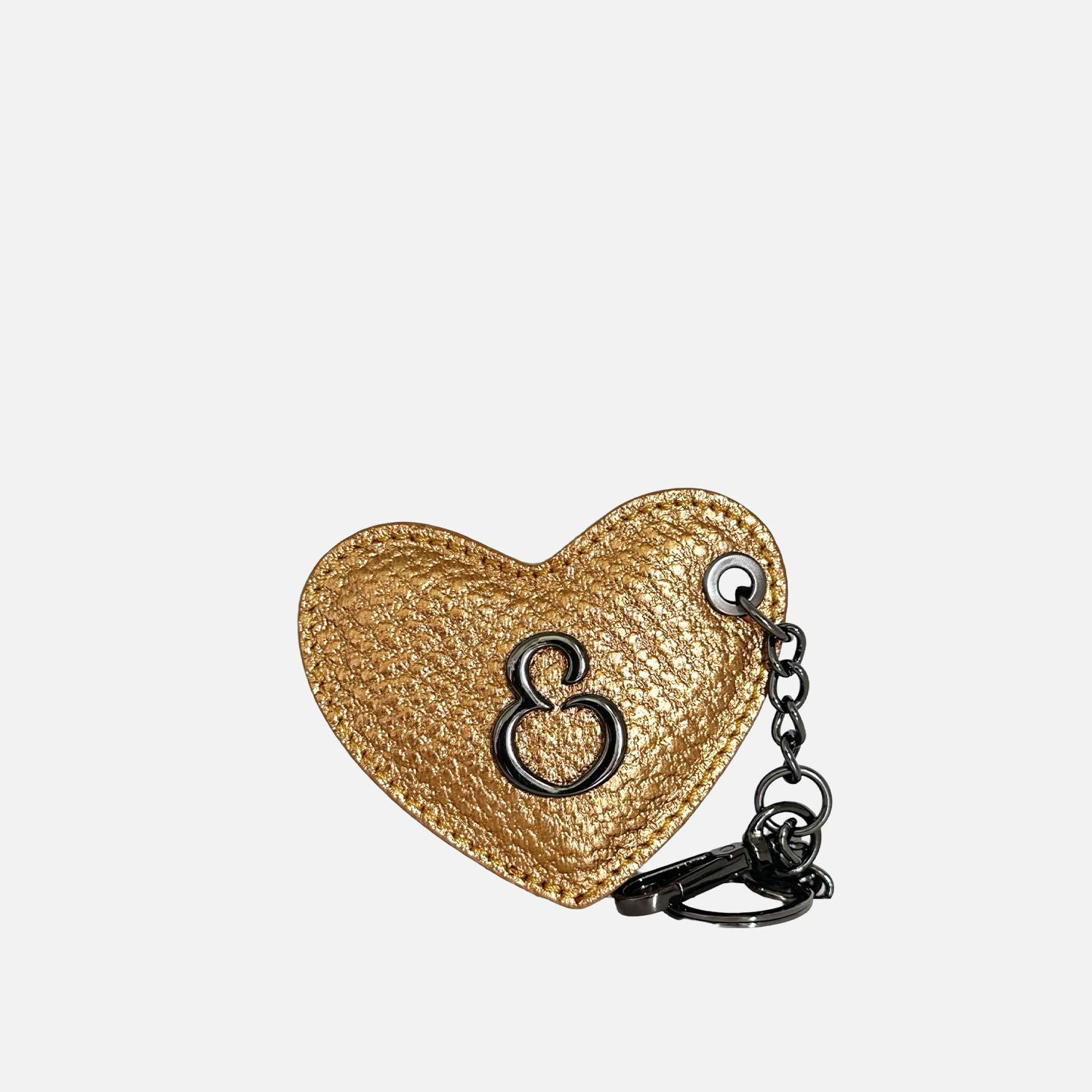 Love Key Holder in Antique Dark Hammered Gold 