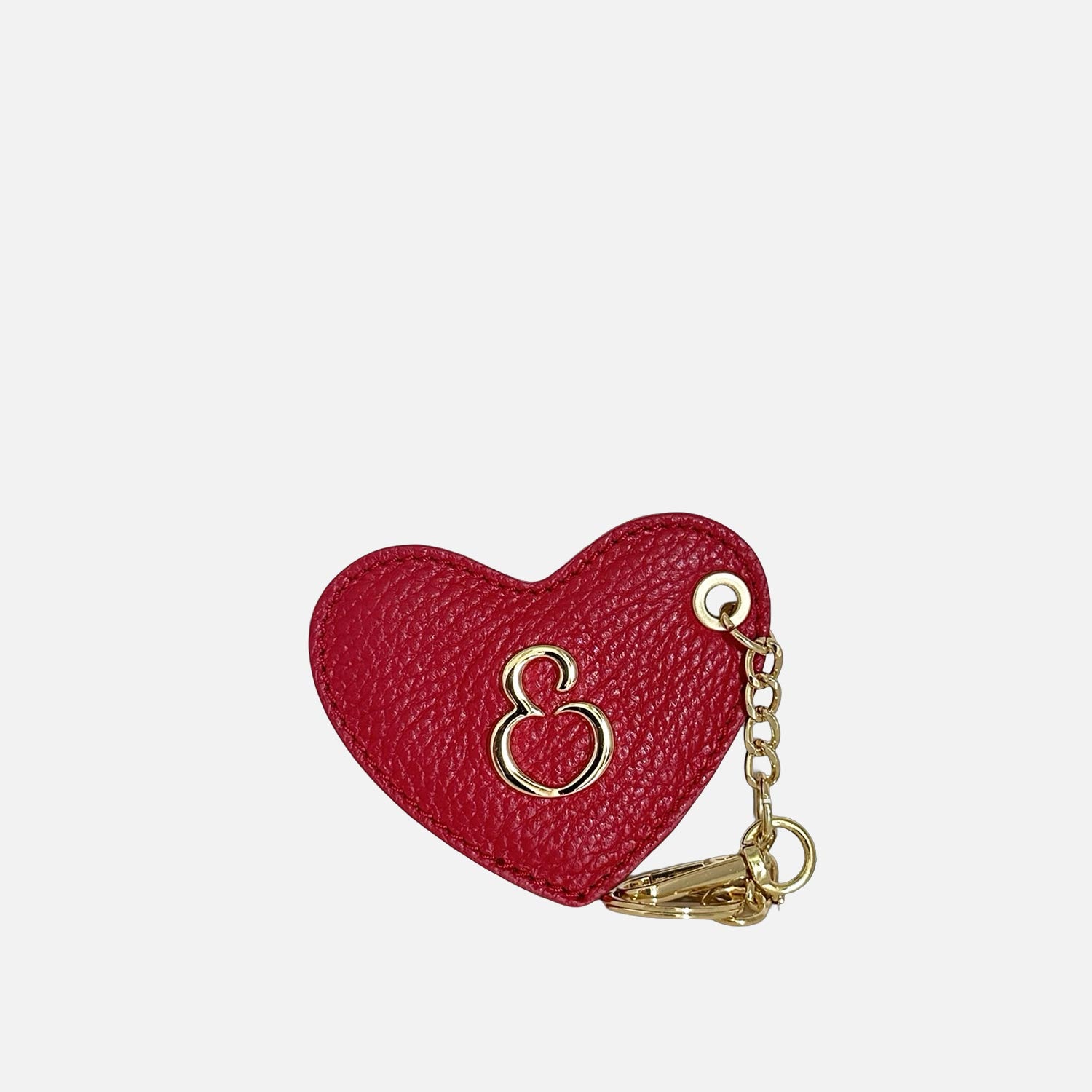 Key Holder Love Cherry Hammered Gold 