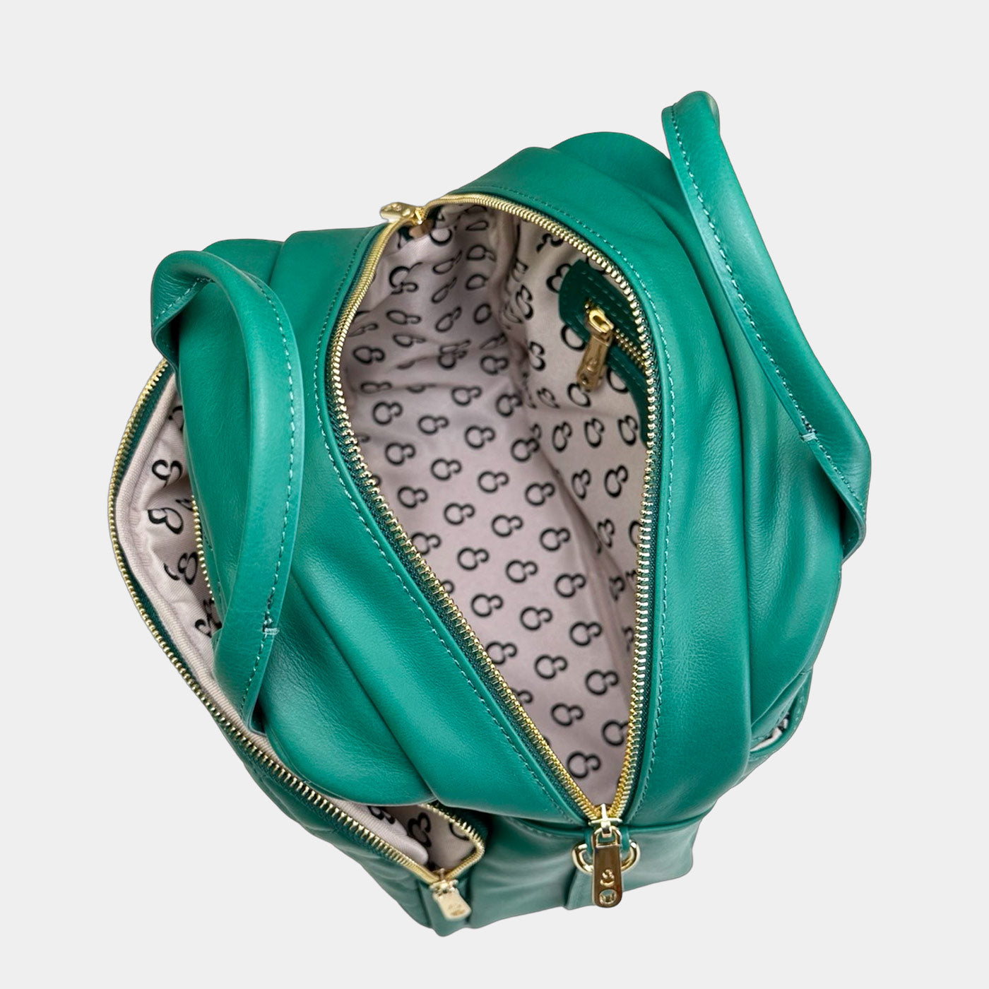 Borsa a mano Megane Matelasse Verde Giada Oro