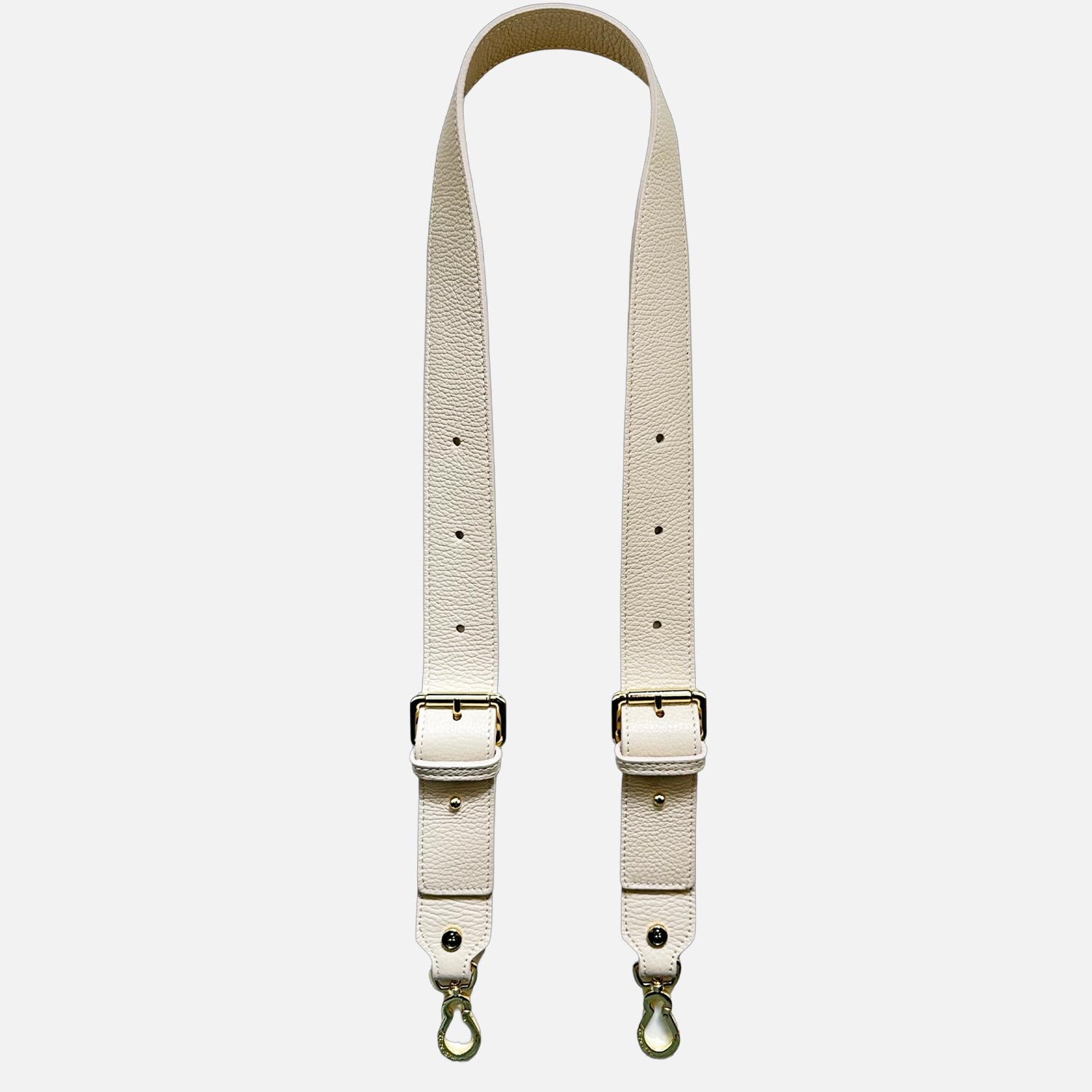 Shoulder Strap 120 cm Butter Hammered Leather Gold